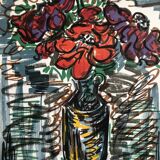 Poster Kischka La Gravure Paris 1963
