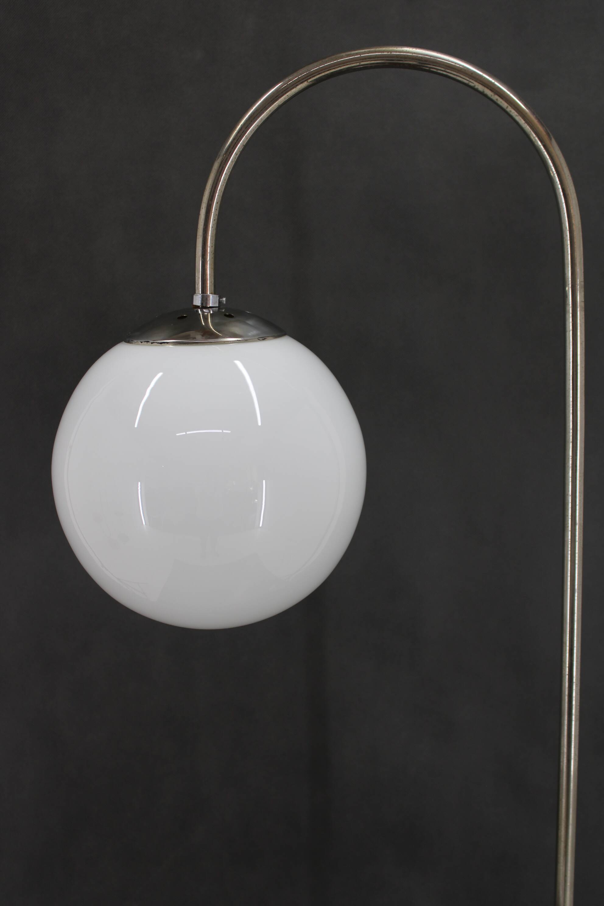 1930s Bauhaus Floor Lamp, Czechoslovakia