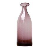 Vase en verre bouteille danois du milieu du siècle, années 1960