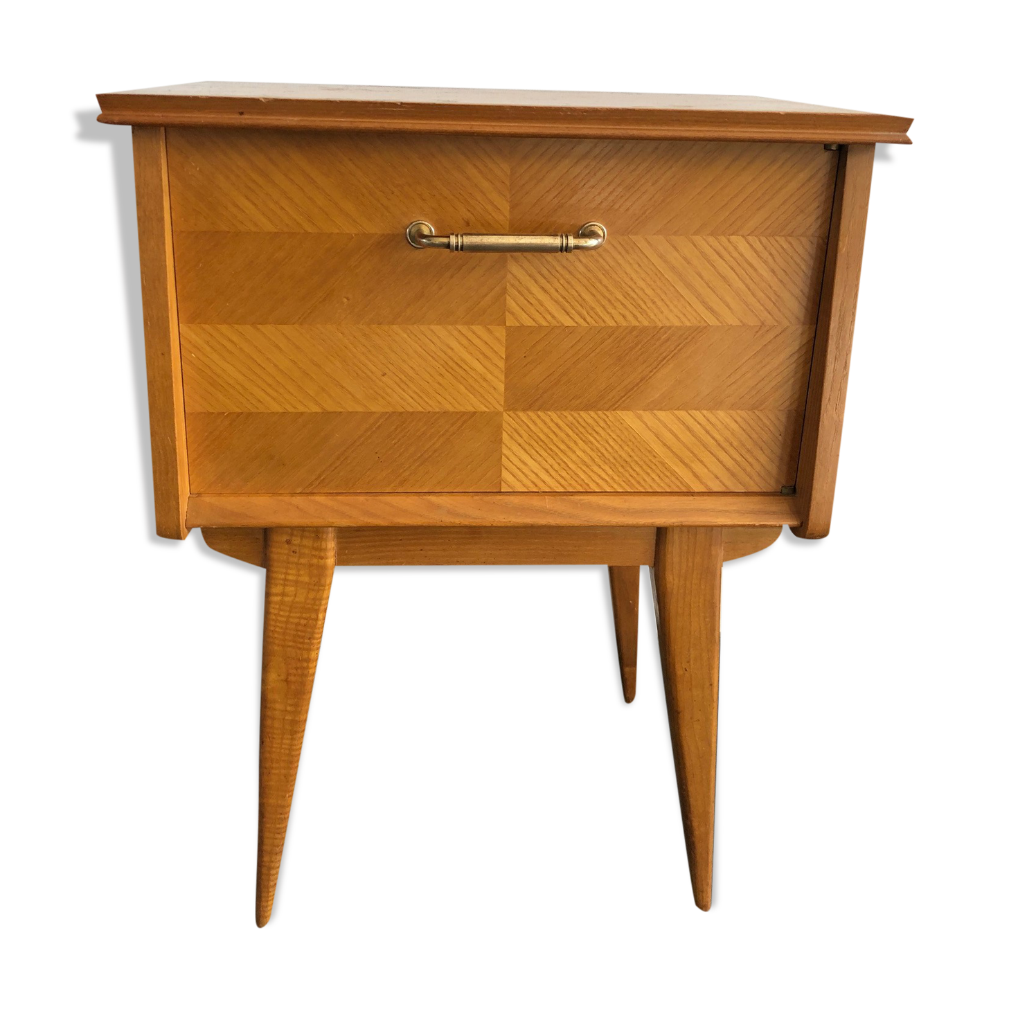 Vintage bedside compass feet