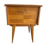 Vintage bedside compass feet