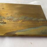 Tableau sur métal Port Grimaud