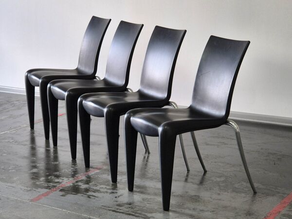 Chaise vintage Louis 20 par Philippe Starck pour Vitra, années 1990, ensemble de 4