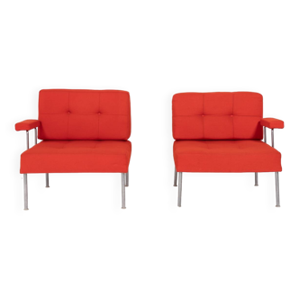 1960’s Pair of ‘Revolt’ chairs by Poul Cadovius for France & Son, Denmark