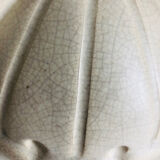 Art Deco lamp base in crackled ceramic