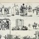Old engraving 1898, Horse racing, hippodrome • Lithograph, Original plate