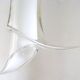White Murano Glass Pendant Ascribable to Mazzega, Italy