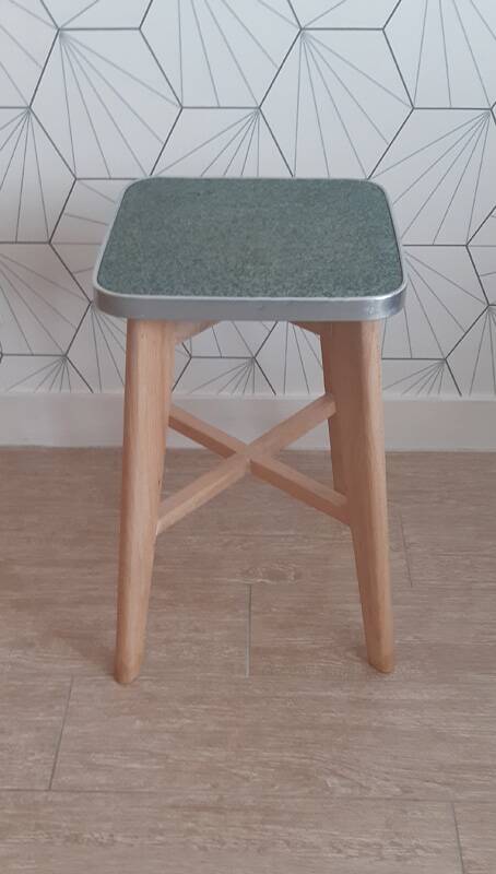 Vintage Scandinavian “LV” stool.