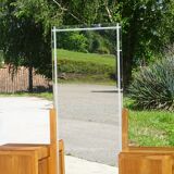 art deco dressing table in light wood