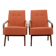1960s Pair of Vintage Armchairs, Czechoslovakia