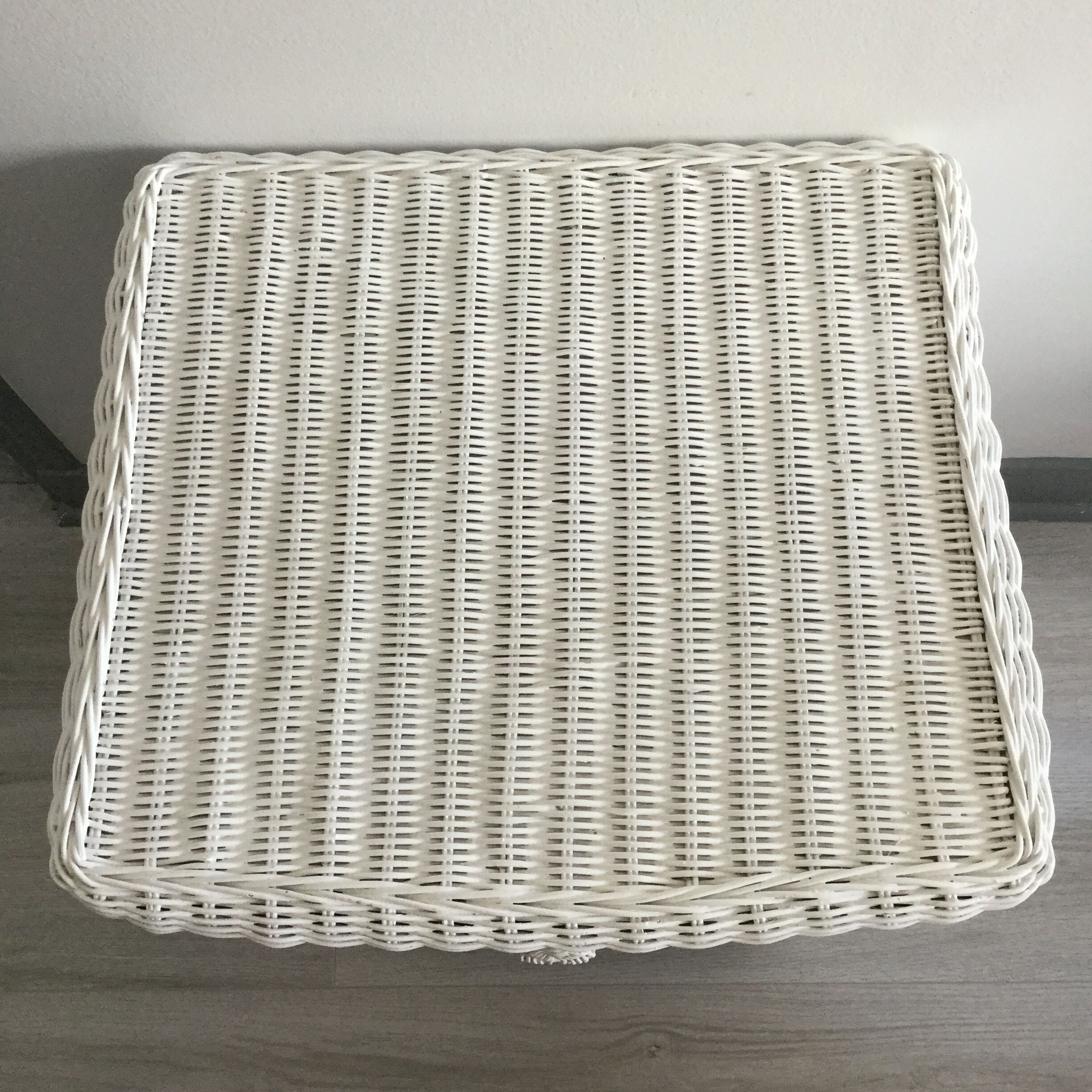 Rattan bedside table