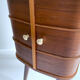 60s Portable Scandinavian Seamstress Worker, Wood