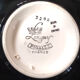 Longwy ceramic dish decorated Pigalle numbered