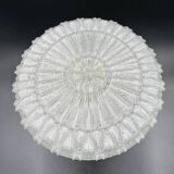 Plafonnier en verre relief sablé RZB