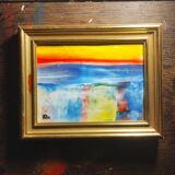 Small abstract painting