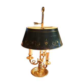 Hot lamp 3 golden metal lights
