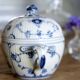 Royal Copenhagen Sugar Bowl #1/428 Blue Fluted Plain design Arnold Krog