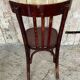 Antique bistrot chair wood curved back vintage
