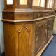 Large old wooden showcase