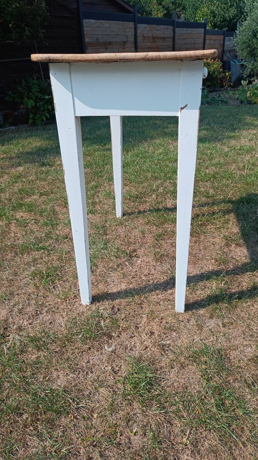 Patinated farmhouse table
