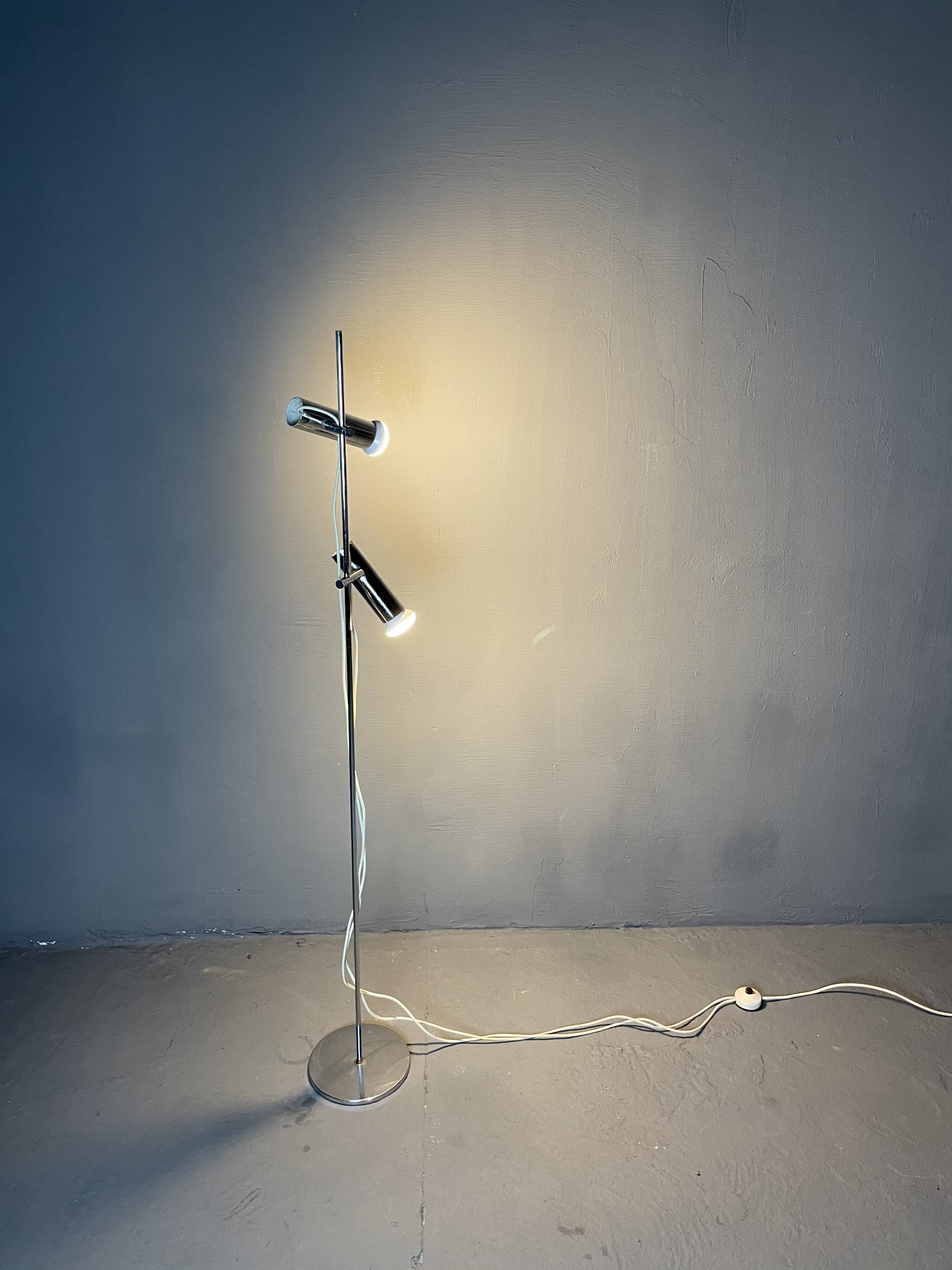 Floor lamp 70s, 2 fires