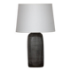 Enamelled stoneware ceramic lamp France 1970