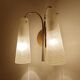 Vintage Italian Glass Sconce, 1960s