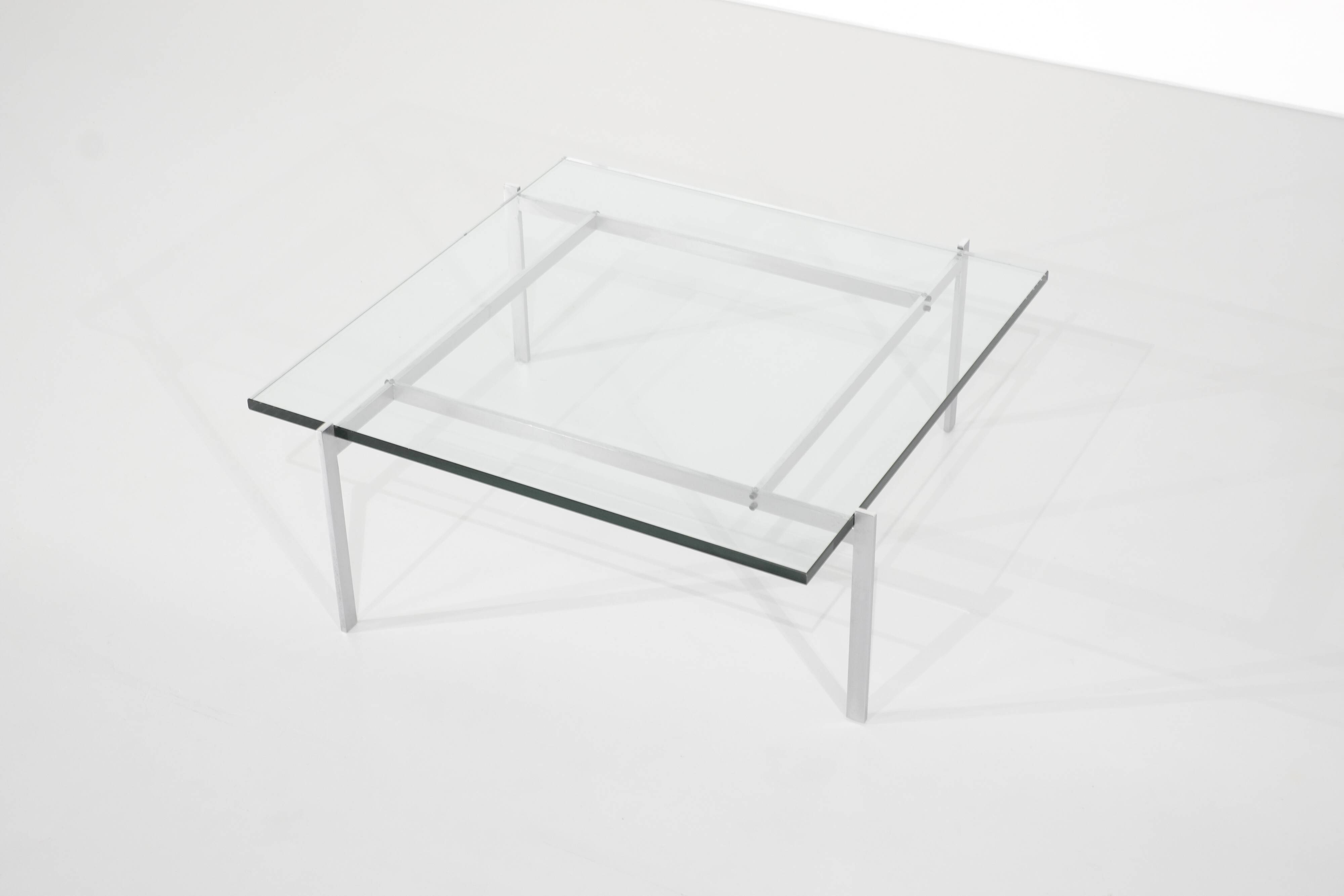 "PK61" coffee table by Poul Kjaerholm for Fritz Hansen. Denmark, 1956.