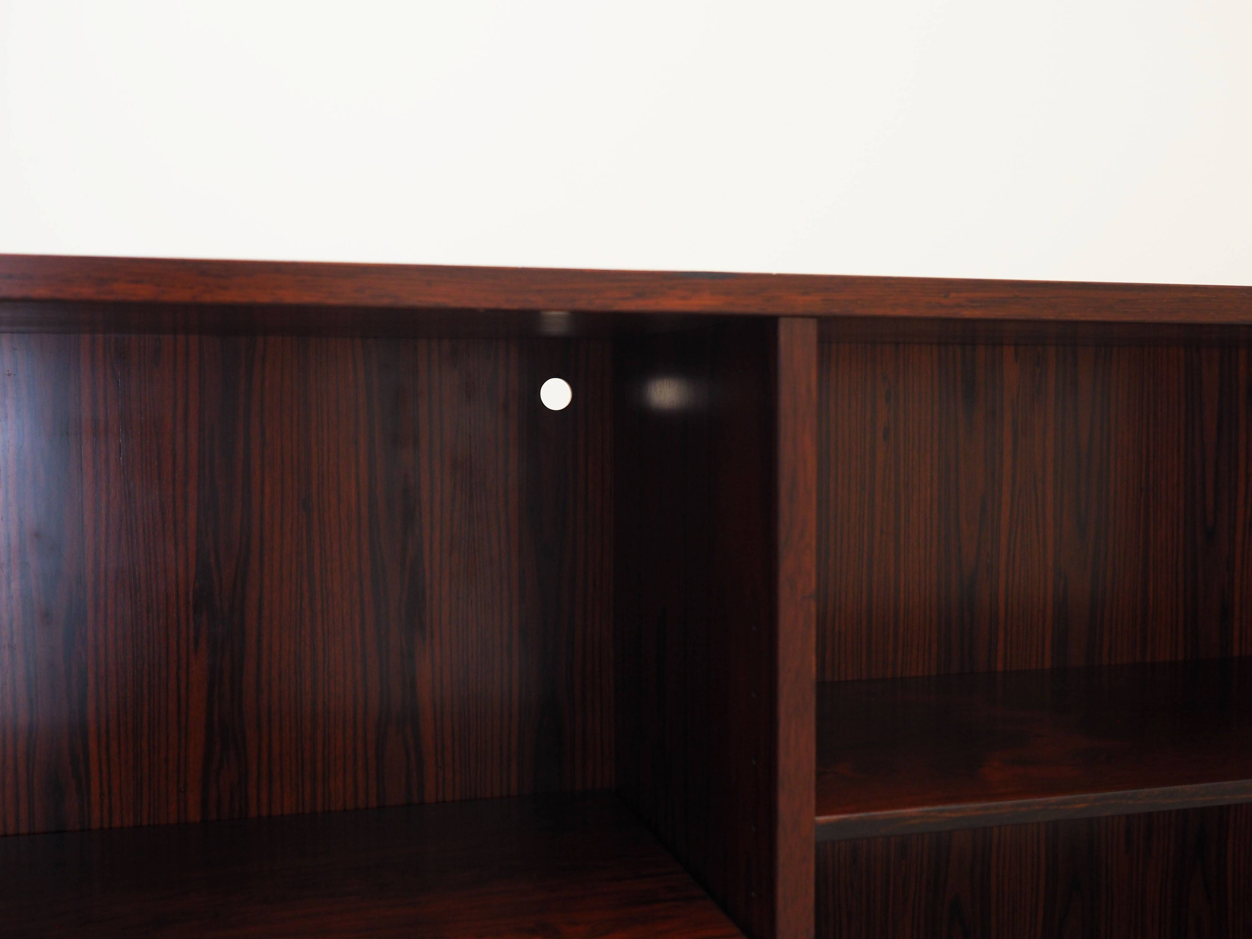 Rosewood bookcase, Danish design, 1970s, production: Denmark
