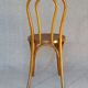 Bistro chair with floral seat Art Nouveau 1920 by Glarus, Switzerland