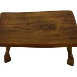 Vintage wooden side table small table wabi sabi natural design