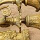 Paire d'appliques en bronze d'époque Empire