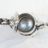 Theiere pourer in solid silver handle in ebene minerve martial fray 19th