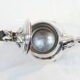 Theiere pourer in solid silver handle in ebene minerve martial fray 19th