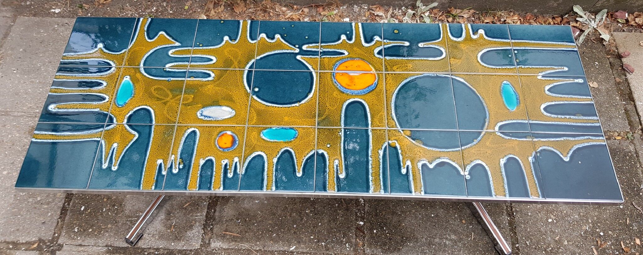 Ceramic coffee table 1970