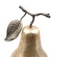 Modern silver-plated Pear wine cooler / ice bucket, Teghini Firenze Italy 1970s