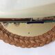 Wicker mirror 40x40cm