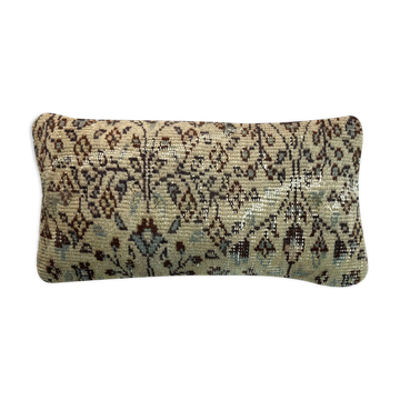 Housse de coussin vintage turque faite à la main, 30 x 60 cm