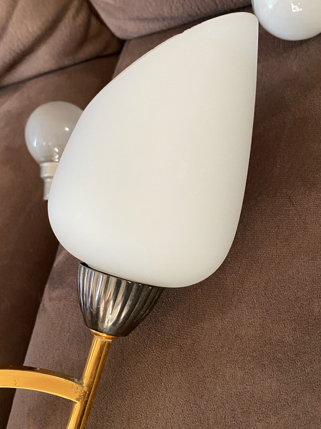 Rare Lustre Vintage des années 60, dans l’esprit Stilnovo / Maison Arlus.