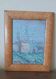 oil painting on hardboard signed Moretti
