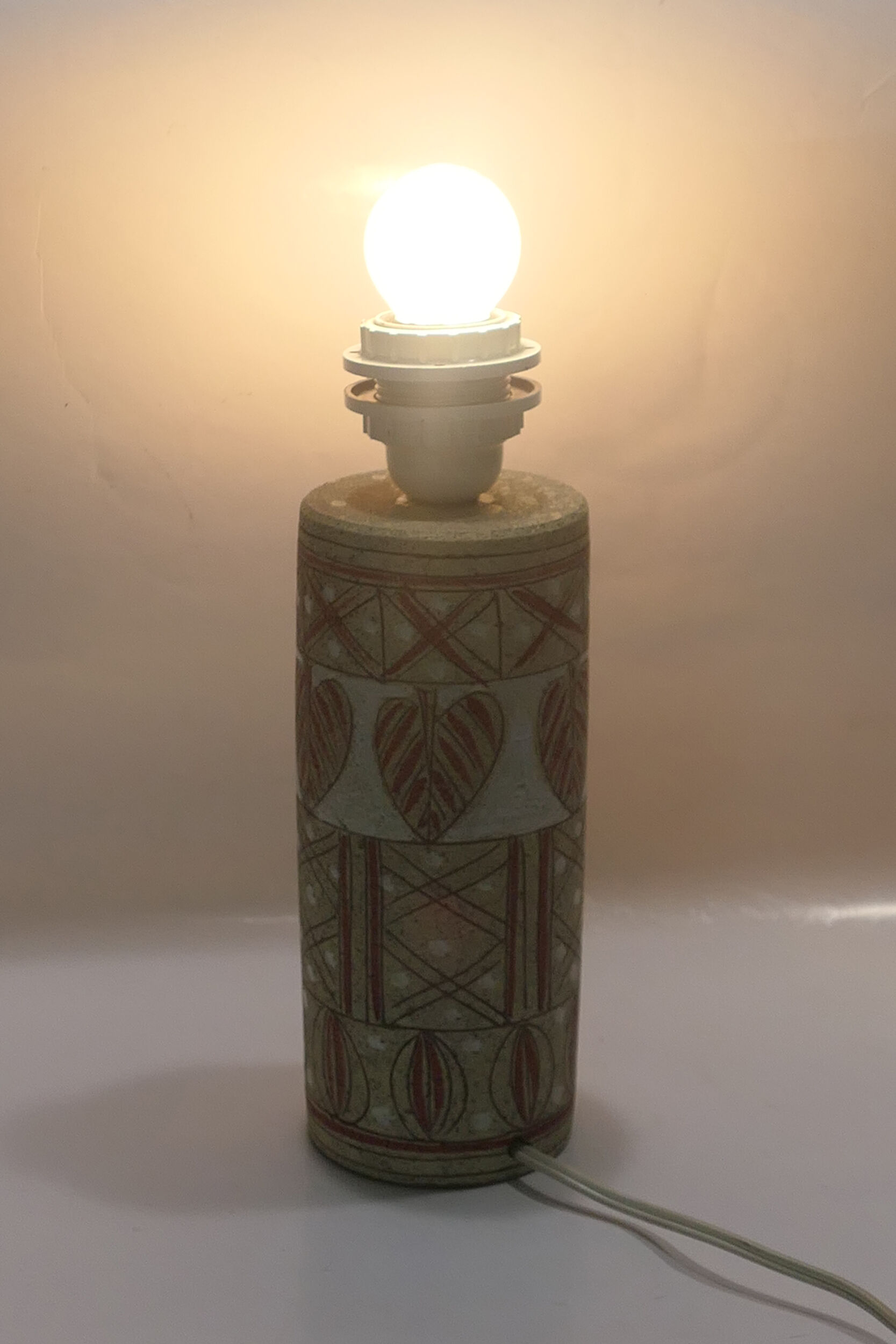 ceramic lamp base 1950-60 Fratelli Fanciullacci Italy