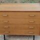 Coiffeuse commode vintage style scandinave Claude Vassal Magasins Pilotes