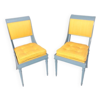 Lot de 2 chaises fin 20ème