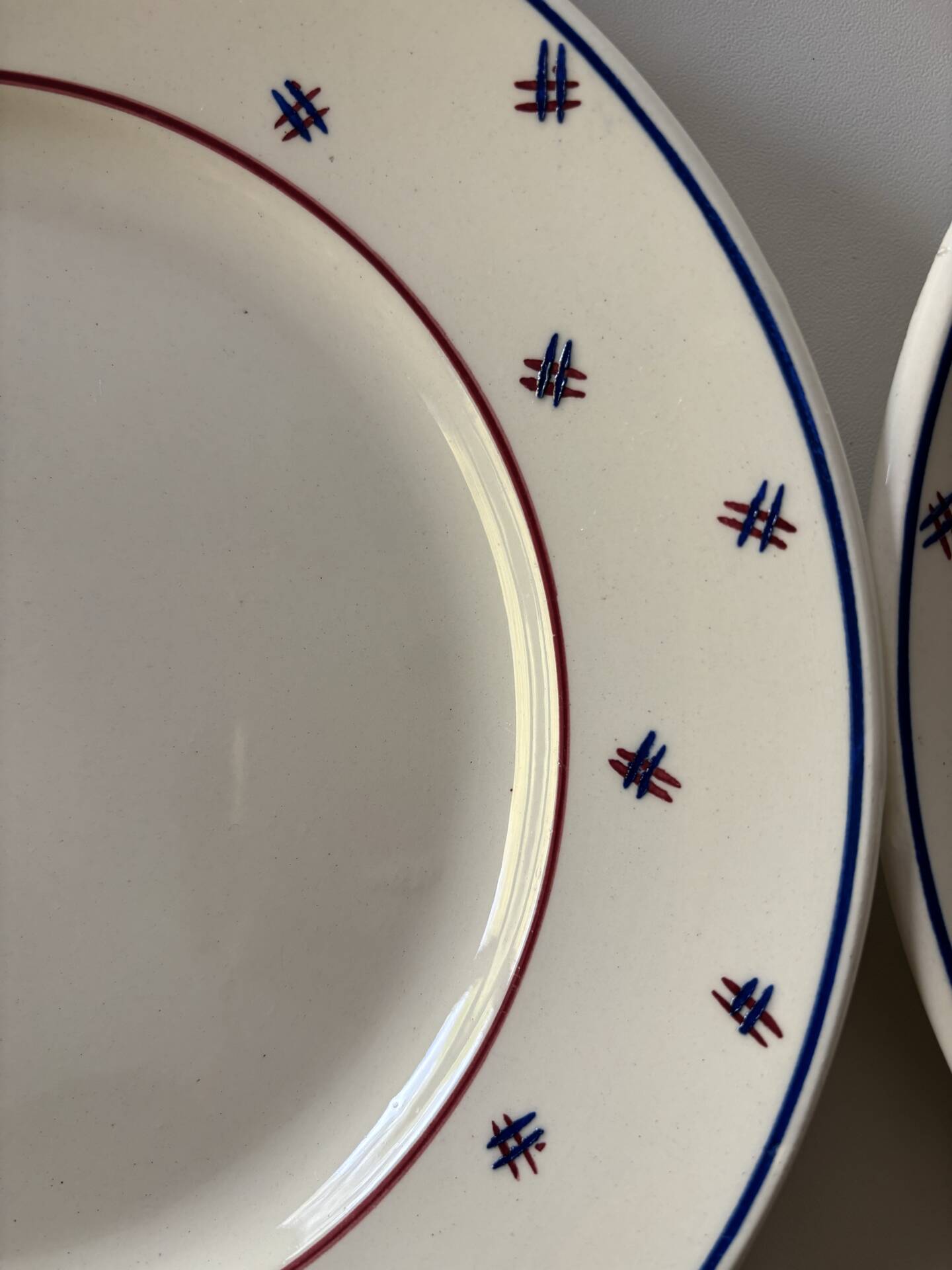 Antique plates K&G Luneville
