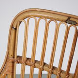 1950s rattan armchair from the Netherlands
