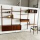 A wall unit with 4 compartments by Poul Cadovius, Denmark, 1960s.