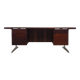 Bureau en palissandre, design danois, années 1970, designer : Marius Byrialsen, fabricant : Nipu Møbler
