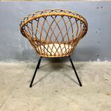 Fauteuil en rotin Rohe Nordwolde