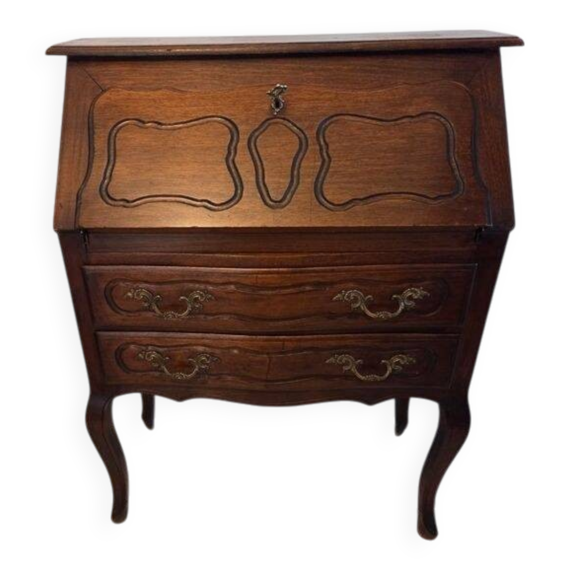 Solid wood secretary