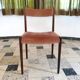 Set of 4 Velvet Dining Chairs in Walnut from Lübke, Germany 1960s